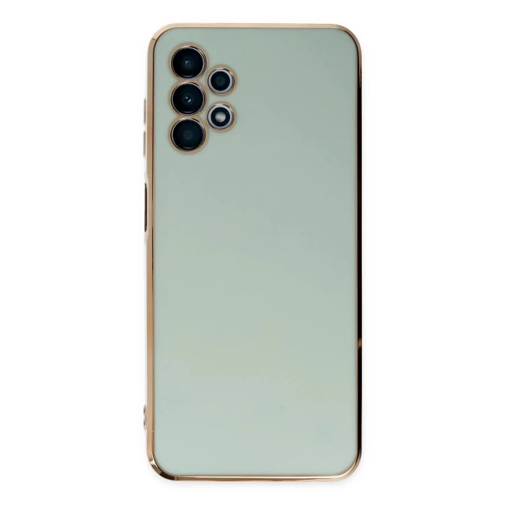 Samsung Galaxy A13 4G Kılıf Volet Silikon - Açık Yeşil