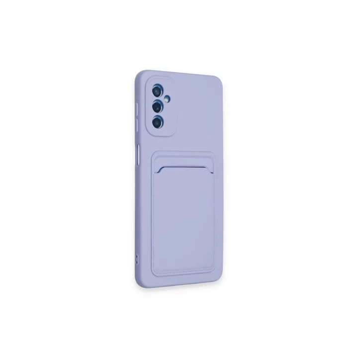 Samsung Galaxy A14 4G Kılıf Kelvin Kartvizitli Silikon - Lila