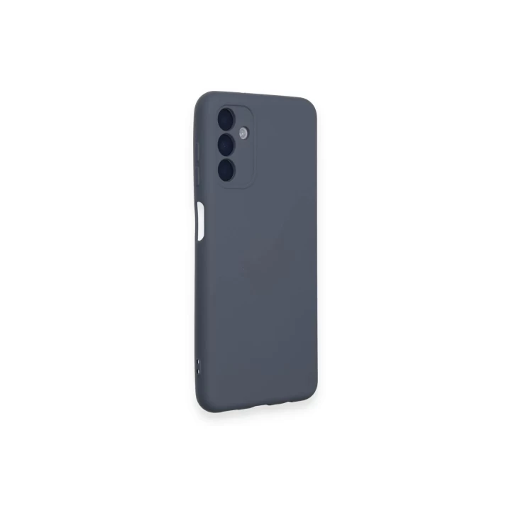 Samsung Galaxy A14 4G Kılıf Nano içi Kadife Silikon - Gri