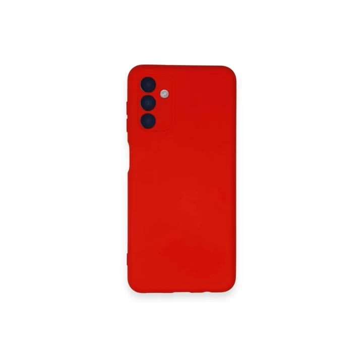 Samsung Galaxy A14 4G Kılıf Nano içi Kadife Silikon - Kırmızı