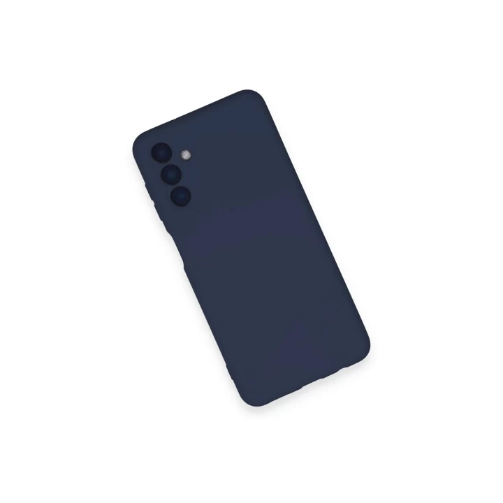 Samsung Galaxy A14 4G Kılıf Nano içi Kadife Silikon - Lacivert