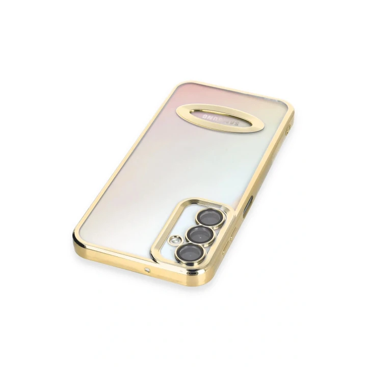 Samsung Galaxy A14 4G Kılıf Slot Silikon - Gold