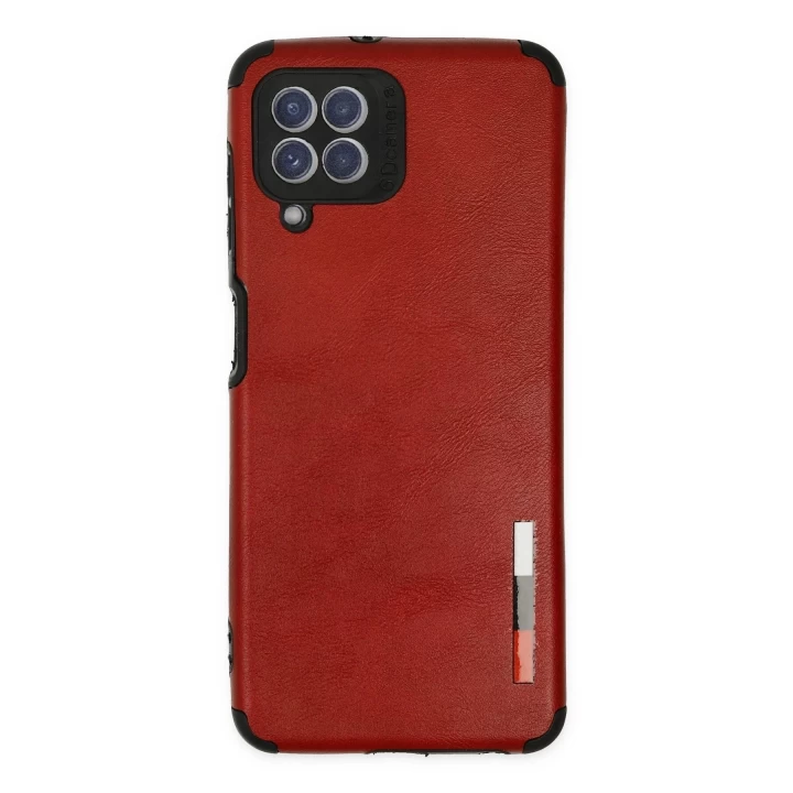 Samsung Galaxy A22 Kılıf Loop Deri Silikon - Kırmızı