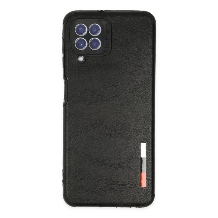 Samsung Galaxy A22 Kılıf Loop Deri Silikon - Siyah