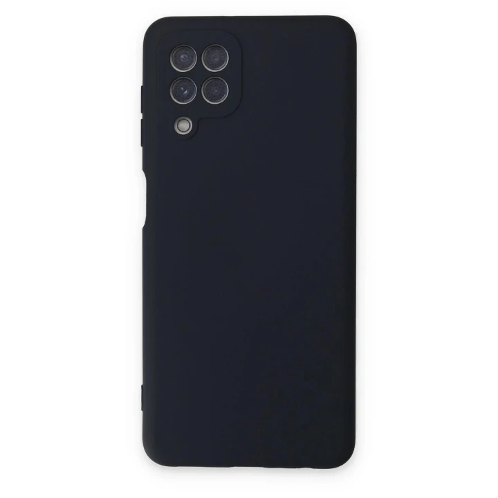 Samsung Galaxy A22 Kılıf Nano içi Kadife Silikon - Lacivert