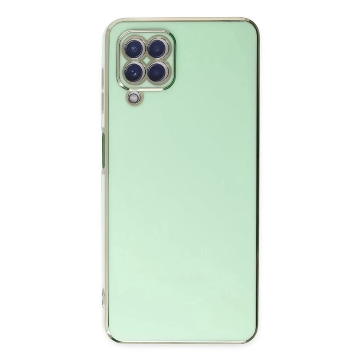 Samsung Galaxy A22 Kılıf Volet Silikon - Açık Yeşil