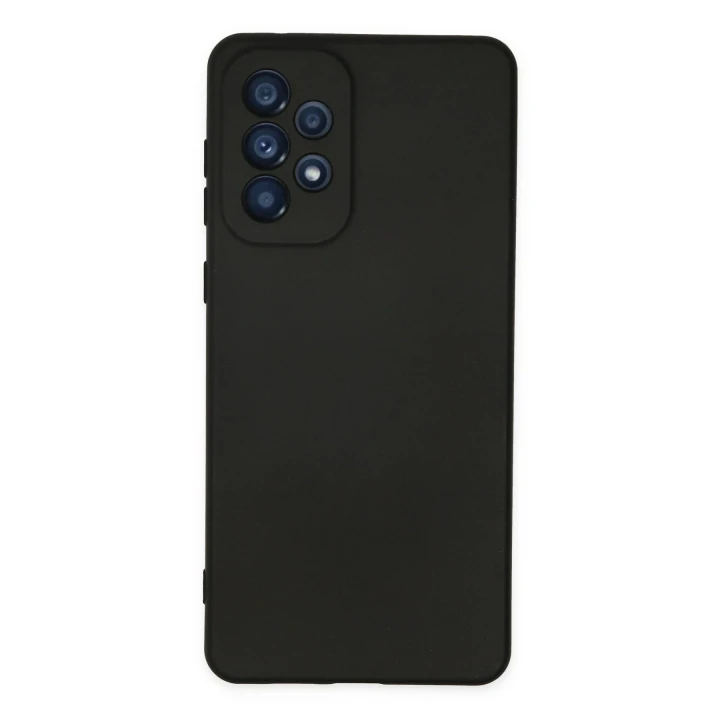 Samsung Galaxy A23 4G Kılıf Nano içi Kadife Silikon - Siyah