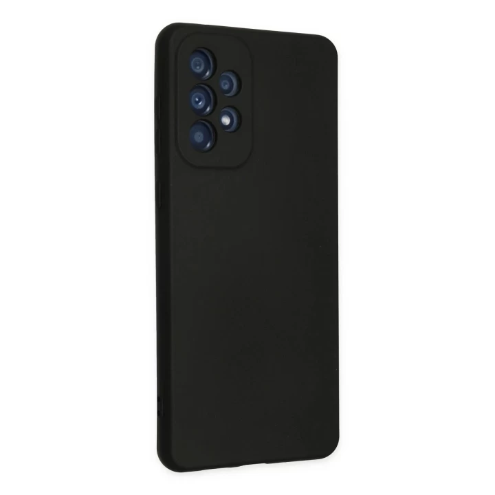 Samsung Galaxy A23 4G Kılıf Nano içi Kadife Silikon - Siyah