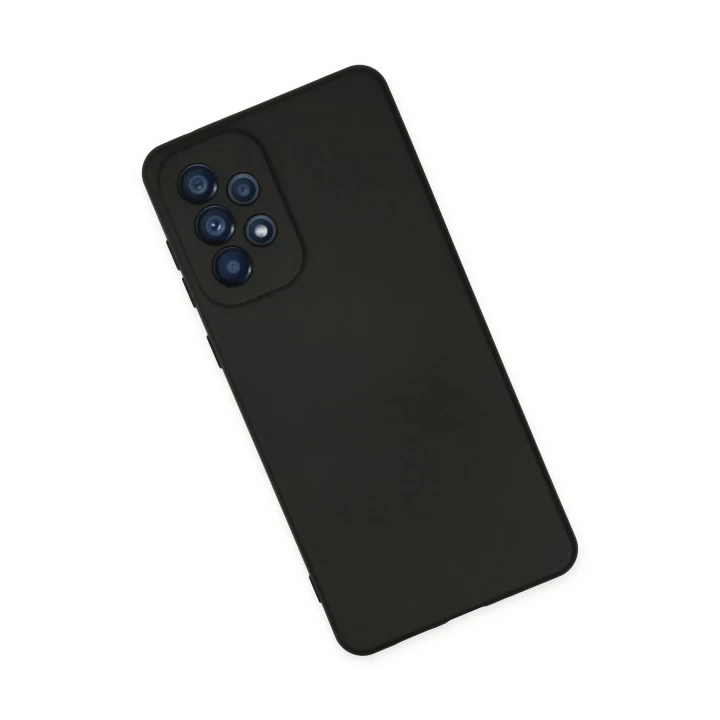 Samsung Galaxy A23 4G Kılıf Nano içi Kadife Silikon - Siyah