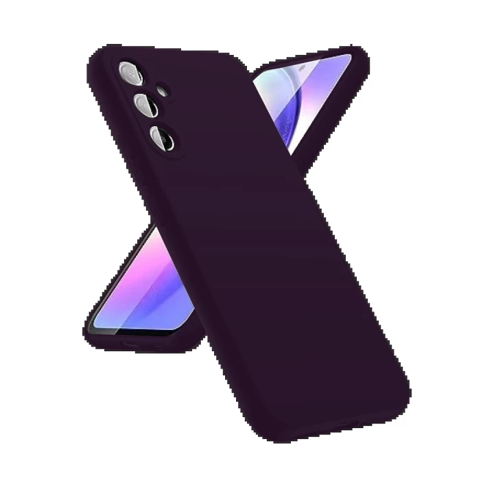 Samsung Galaxy A24 4G Kılıf First Silikon - Mor
