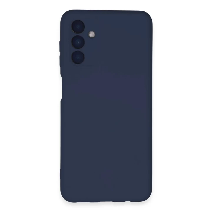 Samsung Galaxy A24 4G Kılıf Nano içi Kadife Silikon - Lacivert