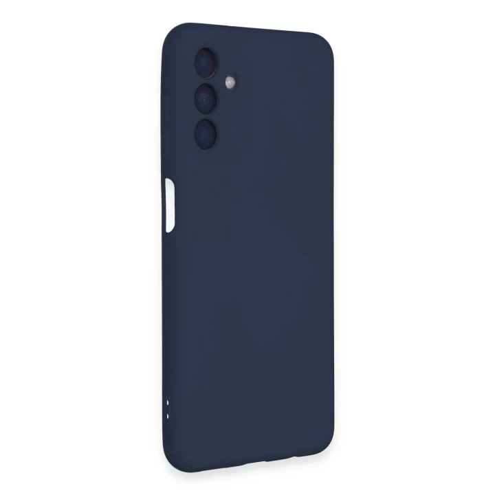 Samsung Galaxy A24 4G Kılıf Nano içi Kadife Silikon - Lacivert