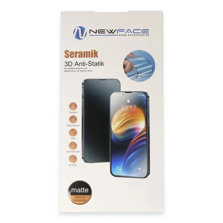 Samsung Galaxy A25 5G 3D Antistatik Mat Seramik Nano Ekran Koruyucu