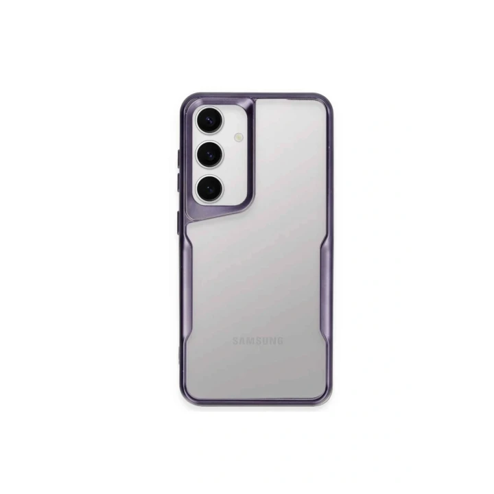 Samsung Galaxy A25 5G Kılıf Boyi Silikon Kapak - Derin Mor