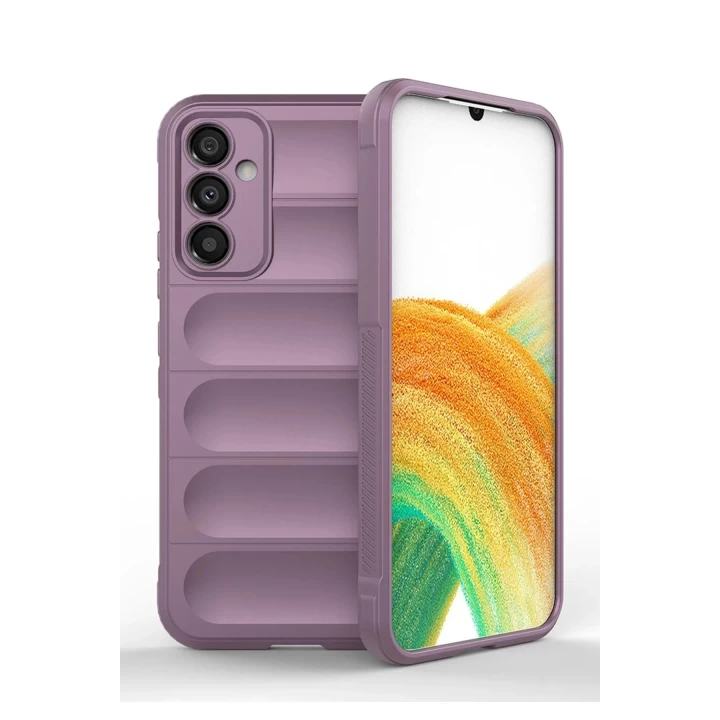 Samsung Galaxy A25 5G Kılıf Optimum Silikon - Mor