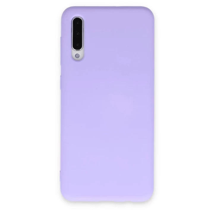 Samsung Galaxy A30S Kılıf Nano içi Kadife Silikon - Lila