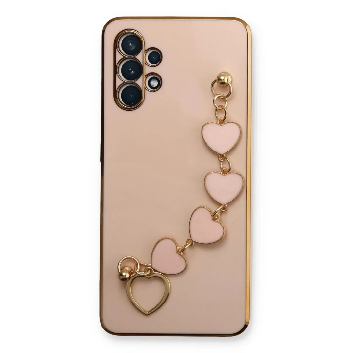 Samsung Galaxy A32 Kılıf Esila Silikon - Pudra