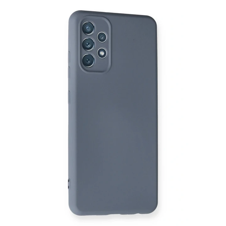 Samsung Galaxy A32 Kılıf Nano içi Kadife Silikon - Gri