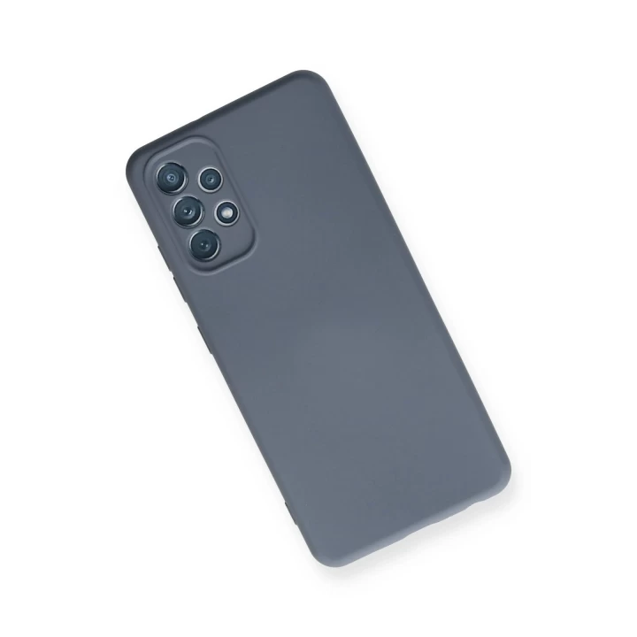 Samsung Galaxy A32 Kılıf Nano içi Kadife Silikon - Gri
