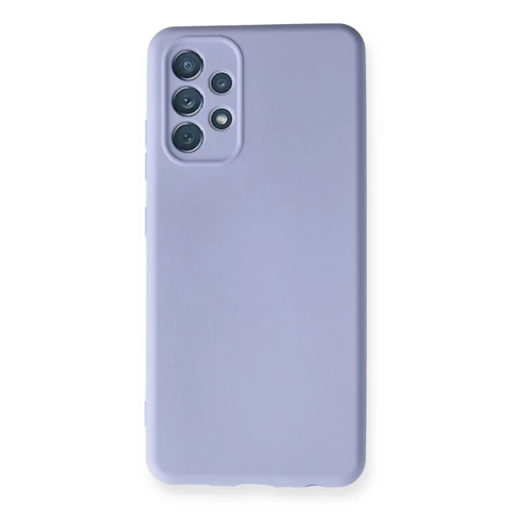 Samsung Galaxy A32 Kılıf Nano içi Kadife Silikon - Lila