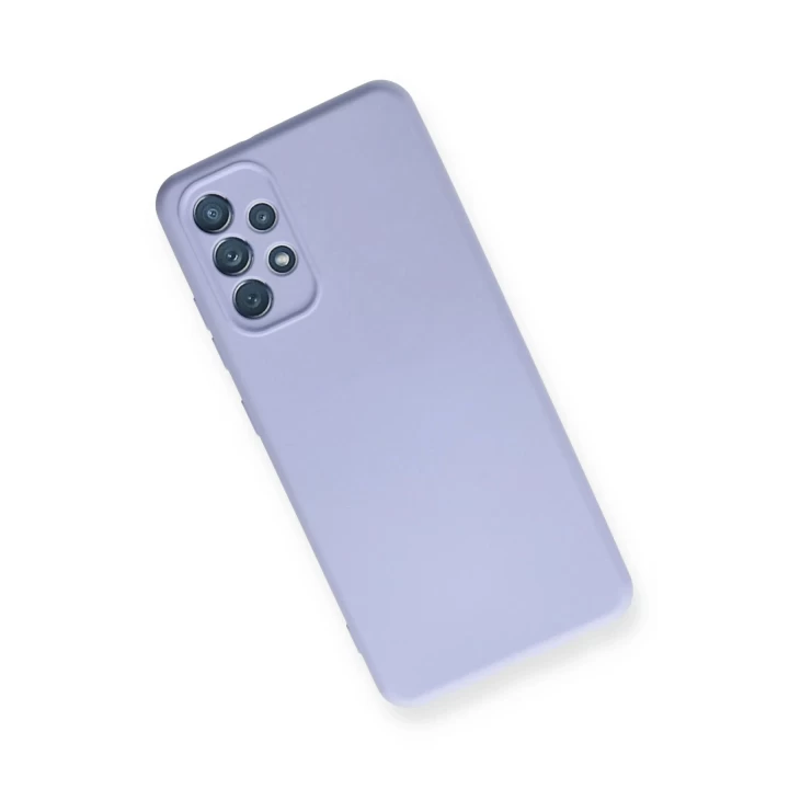 Samsung Galaxy A32 Kılıf Nano içi Kadife Silikon - Lila