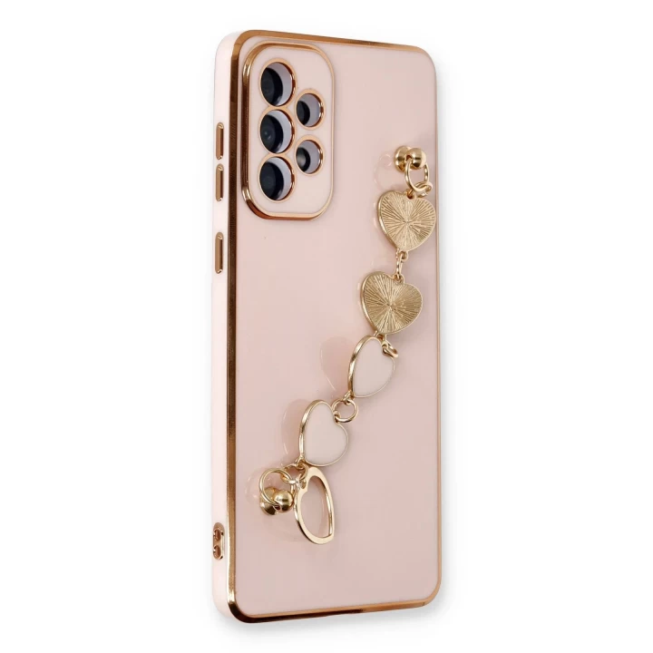 Samsung Galaxy A33 5G Kılıf Esila Silikon - Pudra
