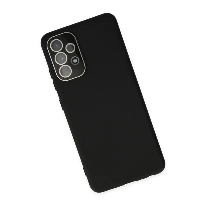 Samsung Galaxy A33 5G Kılıf Lansman Glass Kapak - Siyah