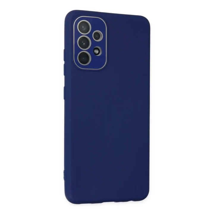 Samsung Galaxy A33 5G Kılıf Lansman Glass Kapak - Sky Blue