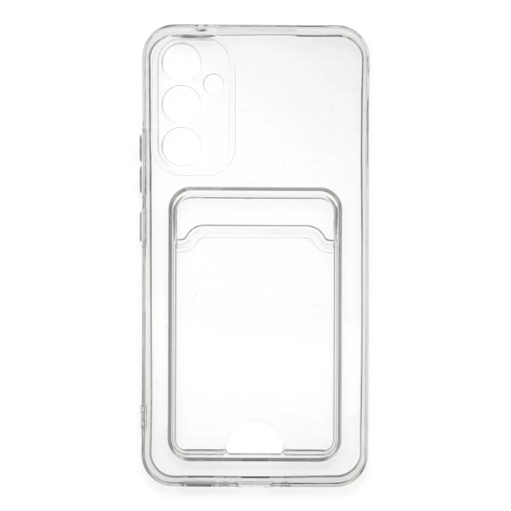 Samsung Galaxy A34 5G Kılıf Kart Şeffaf Silikon - Şeffaf