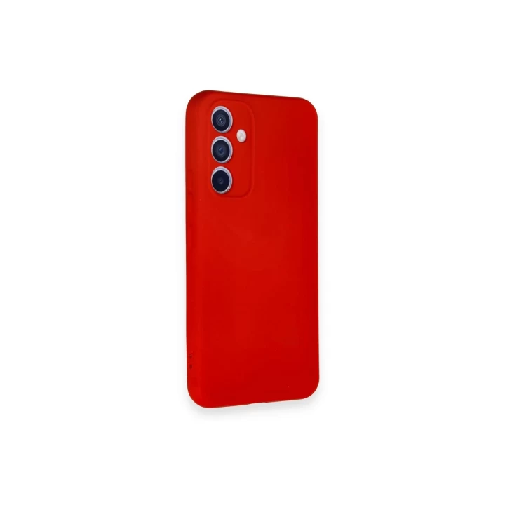 Samsung Galaxy A34 5G Kılıf Nano içi Kadife Silikon - Kırmızı