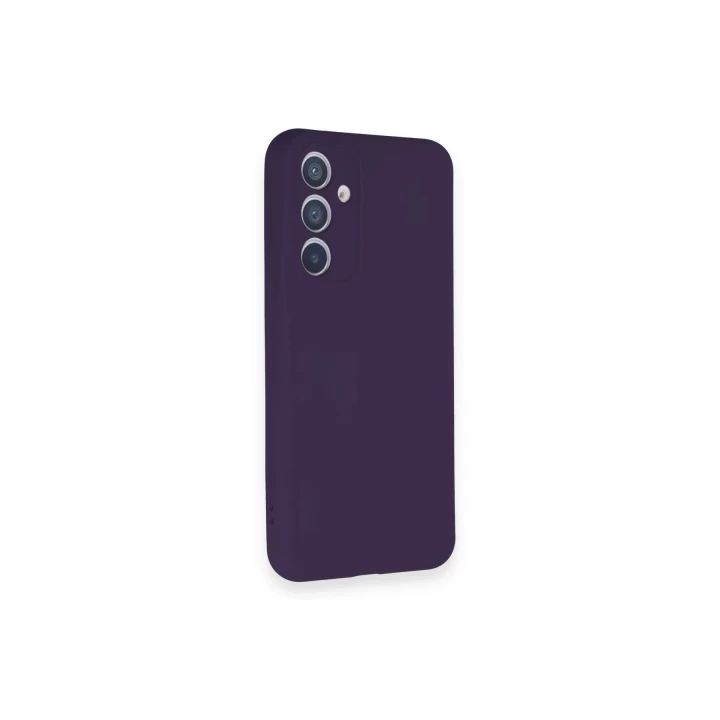Samsung Galaxy A34 5G Kılıf Nano içi Kadife Silikon - Mor