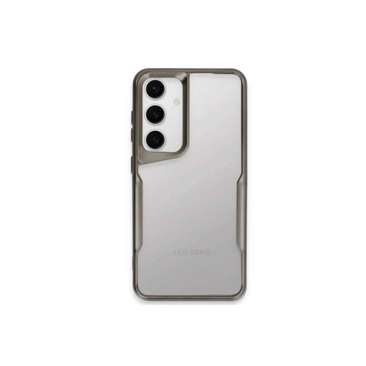 Samsung Galaxy A35 5G Kılıf Boyi Silikon Kapak - Titan Gri