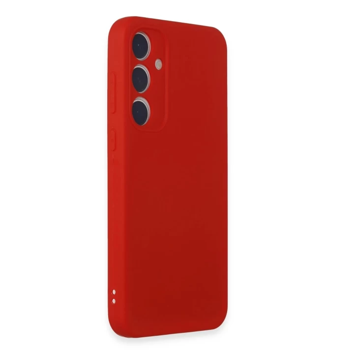 Samsung Galaxy A35 5G Kılıf First Silikon - Kırmızı