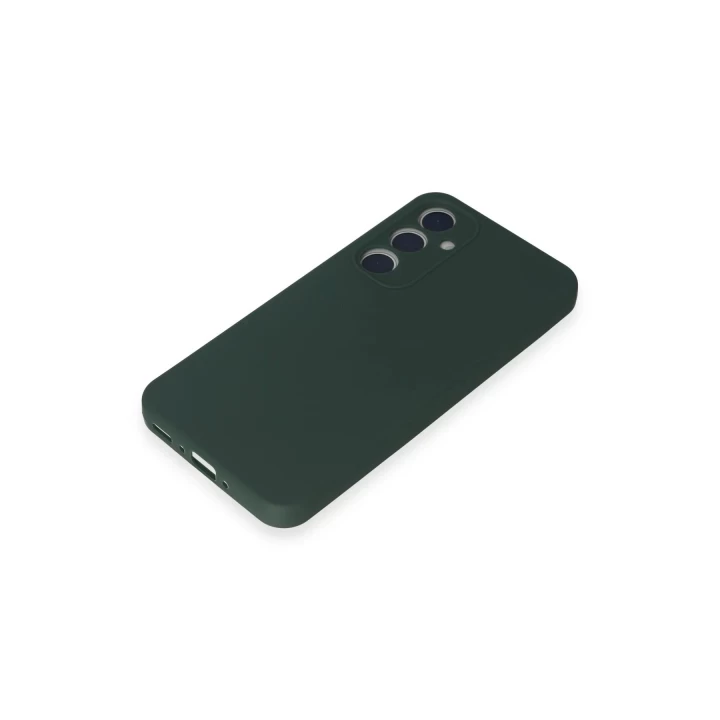 Samsung Galaxy A35 5G Kılıf First Silikon - Koyu Yeşil