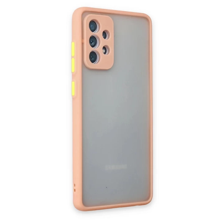 Samsung Galaxy A52 Kılıf Montreal Silikon Kapak - Pembe
