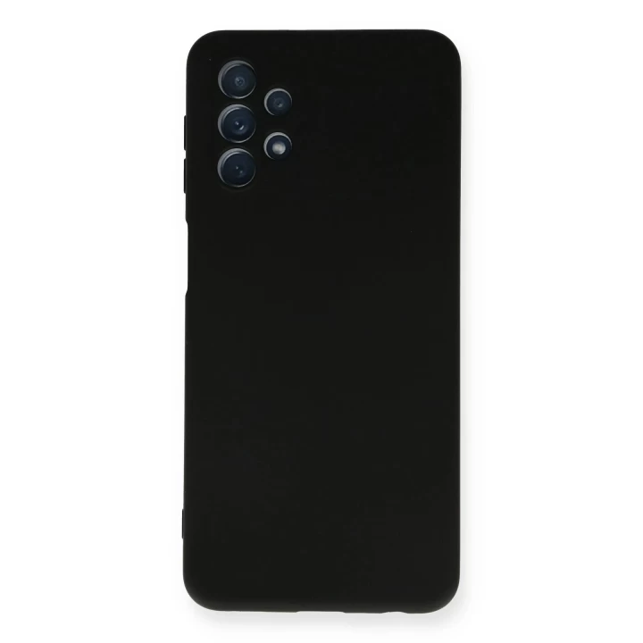Samsung Galaxy A52 Kılıf Nano içi Kadife Silikon - Siyah
