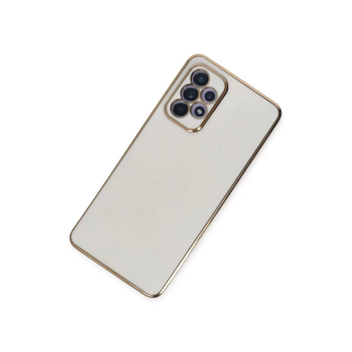 Samsung Galaxy A52 Kılıf Volet Silikon - Beyaz