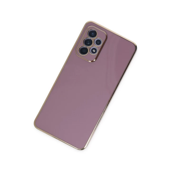 Samsung Galaxy A52 Kılıf Volet Silikon - Mor