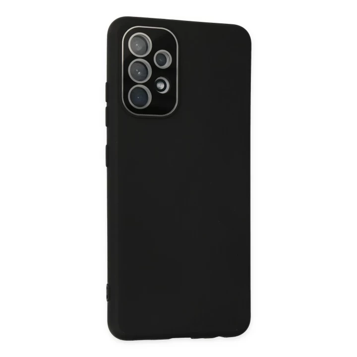 Samsung Galaxy A53 5G Kılıf Lansman Glass Kapak - Siyah