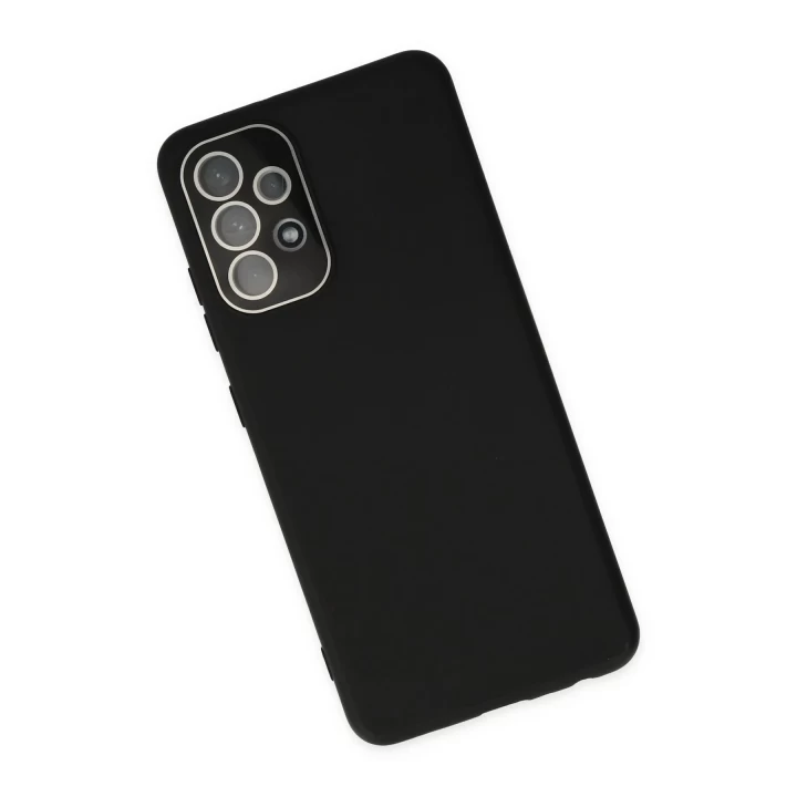 Samsung Galaxy A53 5G Kılıf Lansman Glass Kapak - Siyah