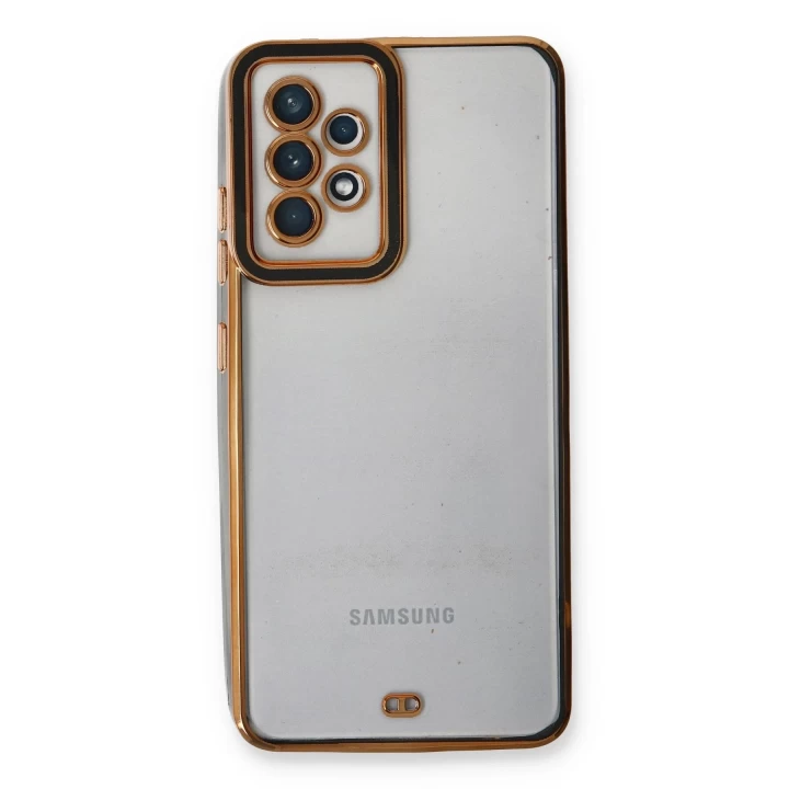 Samsung Galaxy A53 5G Kılıf Liva Lens Silikon - Siyah