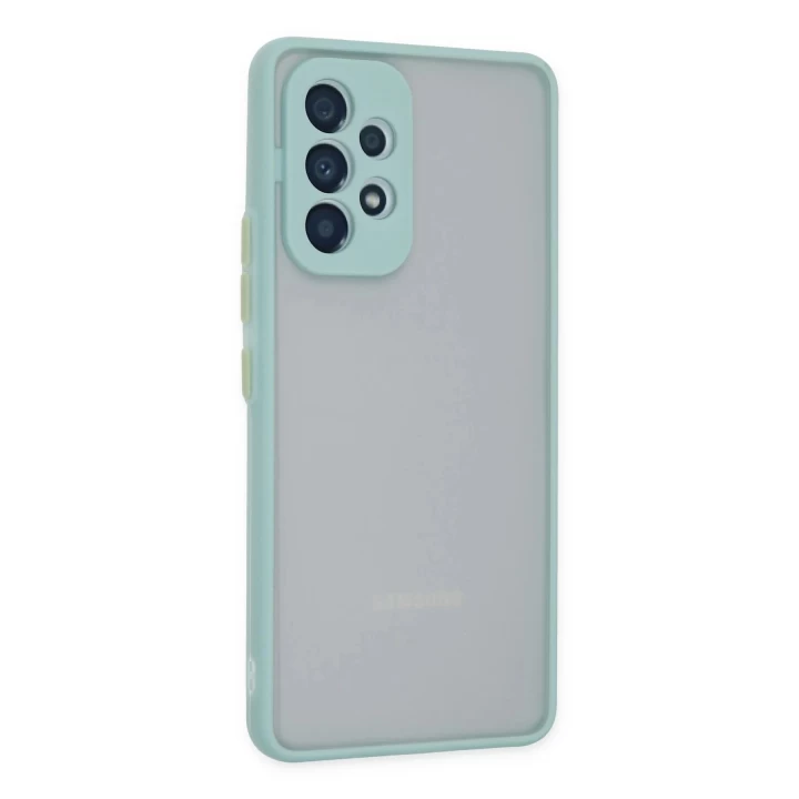 Samsung Galaxy A53 5G Kılıf Montreal Silikon Kapak - Turkuaz