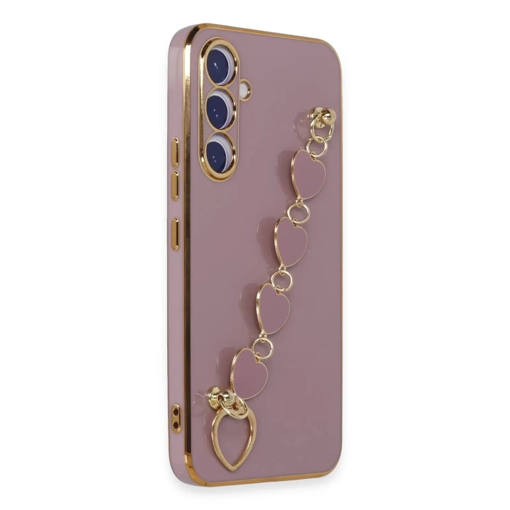 Samsung Galaxy A54 5G Kılıf Esila Silikon - Mor