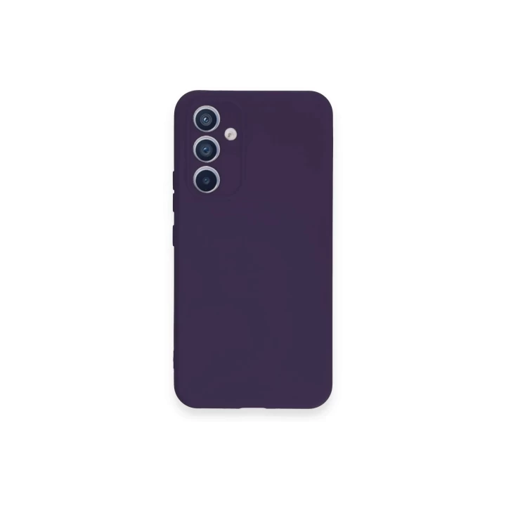 Samsung Galaxy A54 5G Kılıf Nano içi Kadife Silikon - Mor