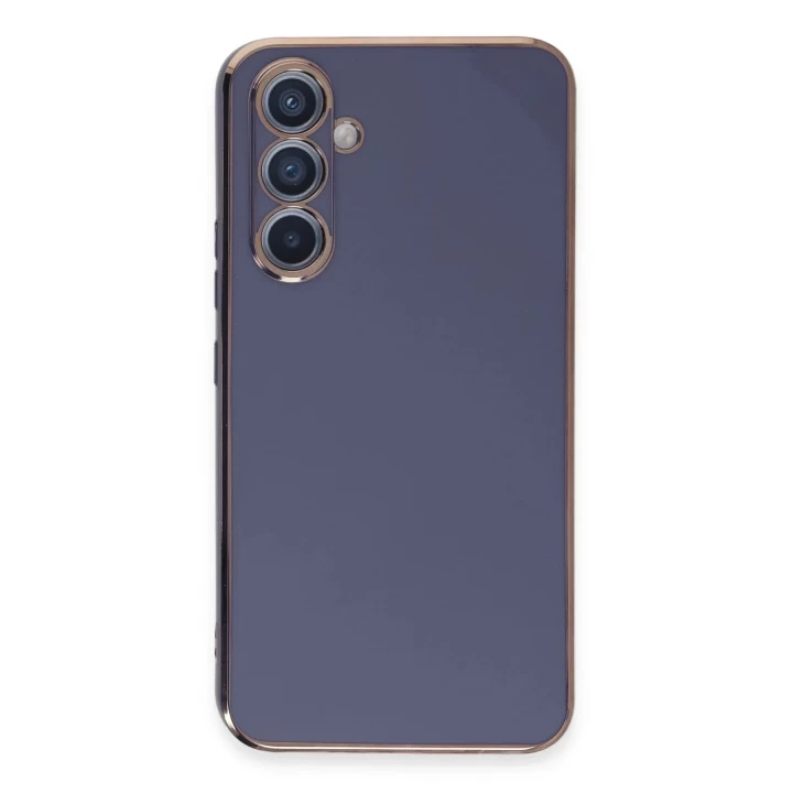 Samsung Galaxy A54 5G Kılıf Volet Silikon - Mavi