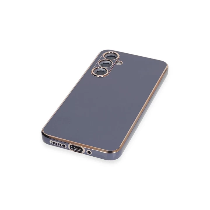 Samsung Galaxy A54 5G Kılıf Volet Silikon - Mavi