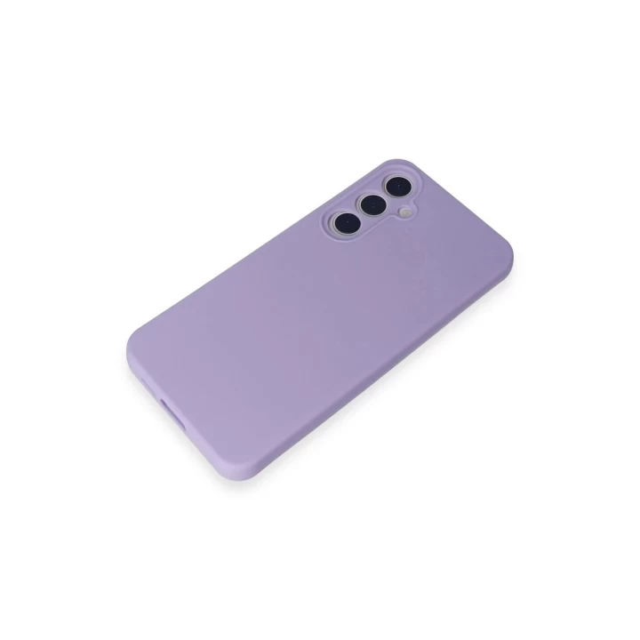 Samsung Galaxy A55 5G Kılıf Nano içi Kadife Silikon - Lila