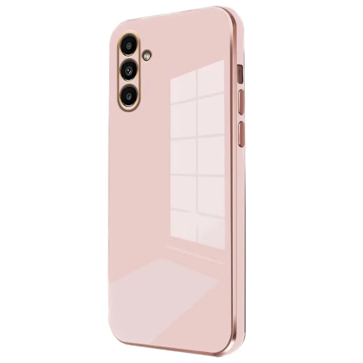 Samsung Galaxy A55 5G Kılıf Volet Silikon - Pembe