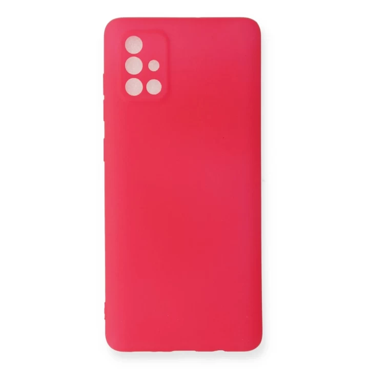 Samsung Galaxy A71 Kılıf First Silikon - Pembe