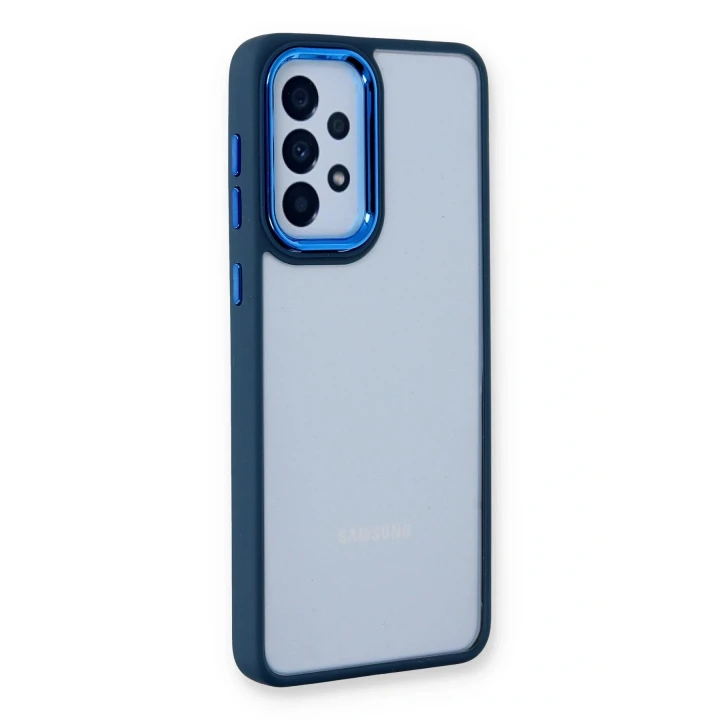 Samsung Galaxy A73 5G Kılıf Dora Kapak - Mavi